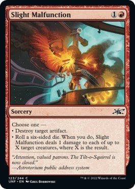 Slight Malfunction (Unfinity) Light Play Foil