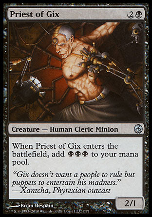 Priest of Gix (Duel Decks: Phyrexia vs The Coalition) Light Play