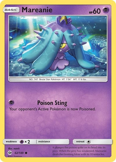 Mareanie (SM Base Set) Near Mint