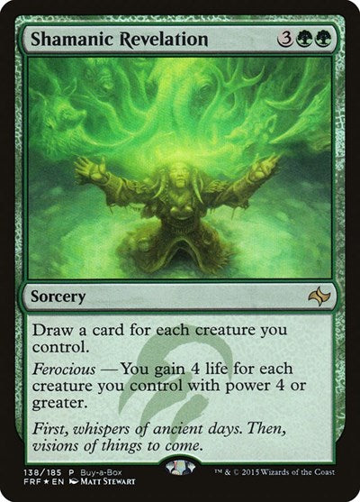 Shamanic Revelation (Promos: Buy-A-Box) Light Play Foil