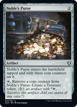Noble's Purse (Commander Legends: Battle for Baldur's Gate) Light Play Foil