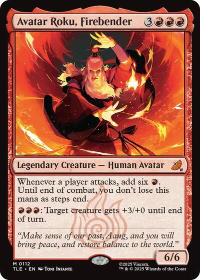 Avatar Roku, Firebender (Avatar: The Last Airbender: Eternal-Legal) Near Mint