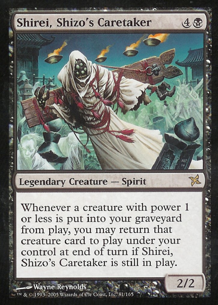 Shirei, Shizo's Caretaker (Betrayers of Kamigawa) Light Play