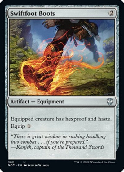 Swiftfoot Boots (Commander: Streets of New Capenna) Light Play