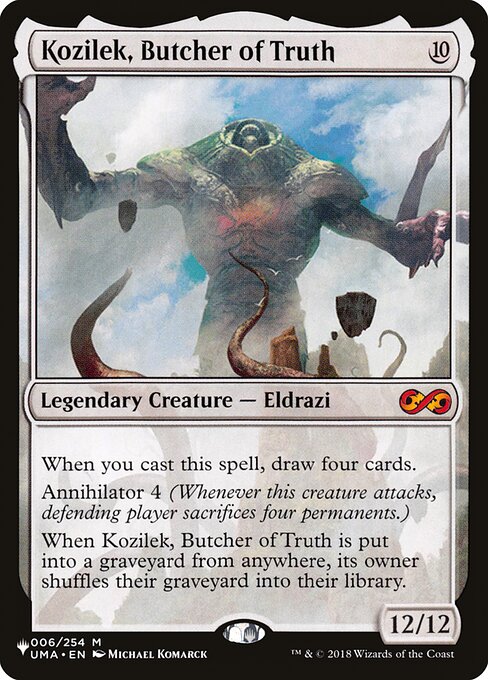 Kozilek, Butcher of Truth (The List) Light Play