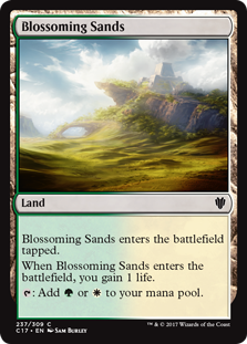 Blossoming Sands (Commander 2017) Light Play