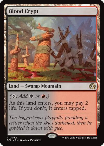 Blood Crypt (Lorwyn Eclipsed) Near Mint Foil