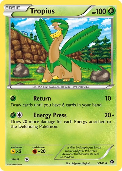 Tropius (Plasma Blast) Near Mint