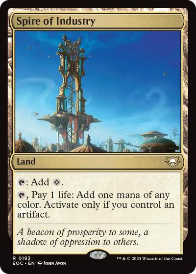Spire of Industry (Commander: Edge of Eternities) Light Play