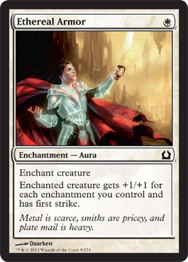 Ethereal Armor (Return to Ravnica) Light Play Foil
