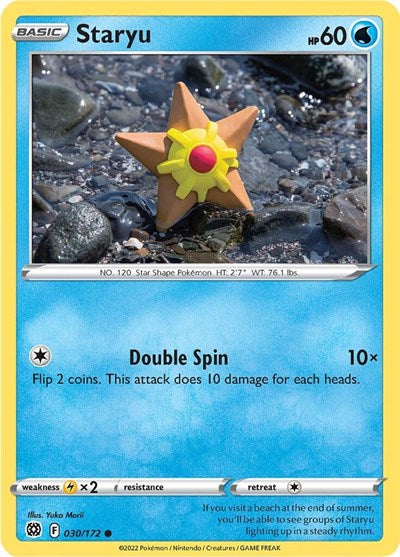Staryu (SWSH09: Brilliant Stars) Near Mint Reverse Holofoil