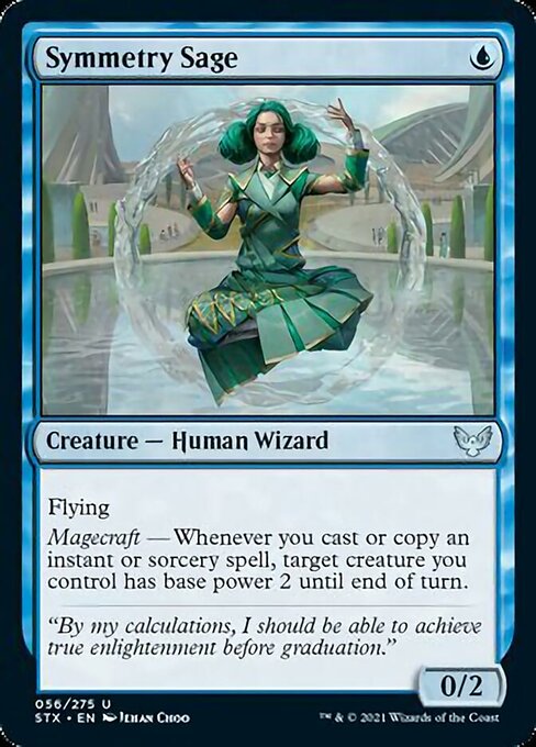 Symmetry Sage (Strixhaven) Near Mint Foil