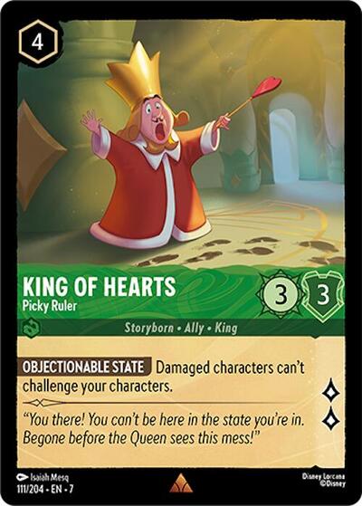 King of Hearts - Picky Ruler (Archazia's Island) Near Mint