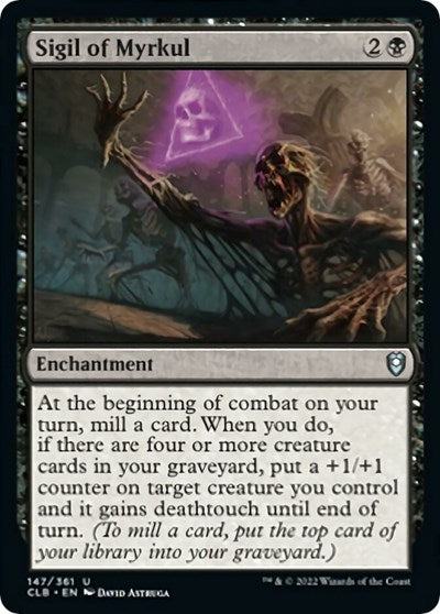 Sigil of Myrkul (Commander Legends: Battle for Baldur's Gate) Light Play Foil