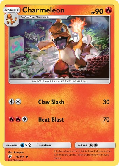 Charmeleon (SM - Burning Shadows) Near Mint