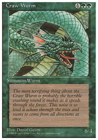 Craw Wurm (4th Edition) Light Play