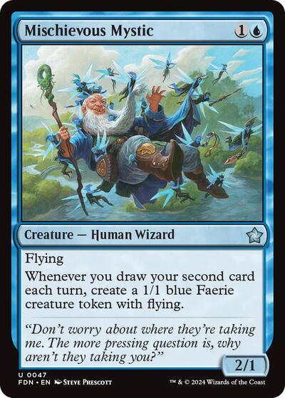 Mischievous Mystic (Foundations) Light Play Foil