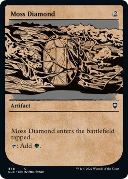 Moss Diamond (Showcase) (Commander Legends: Battle for Baldur's Gate) Light Play Foil