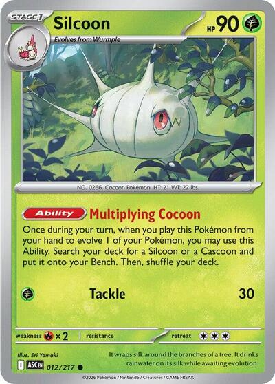 Silcoon (ME: Ascended Heroes) Near Mint