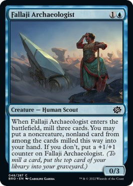 Fallaji Archaeologist (The Brothers' War) Light Play