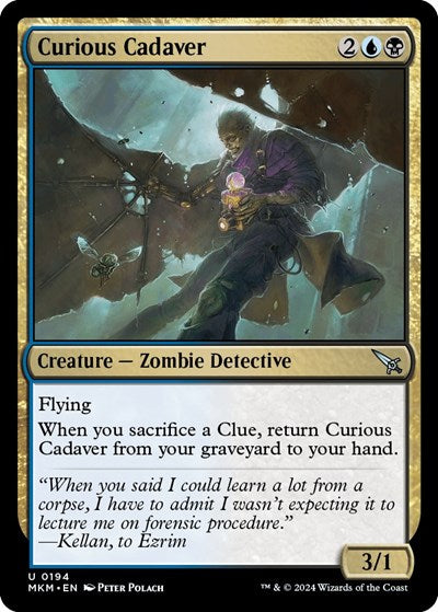 Curious Cadaver (Murders at Karlov Manor) Near Mint Foil