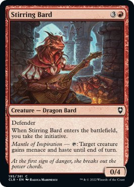 Stirring Bard (Commander Legends: Battle for Baldur's Gate) Light Play Foil