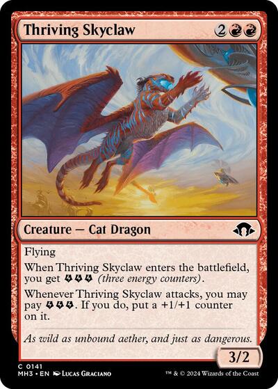 Thriving Skyclaw (Modern Horizons 3) Light Play Foil