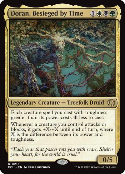 Doran, Besieged by Time (Lorwyn Eclipsed) Near Mint Foil