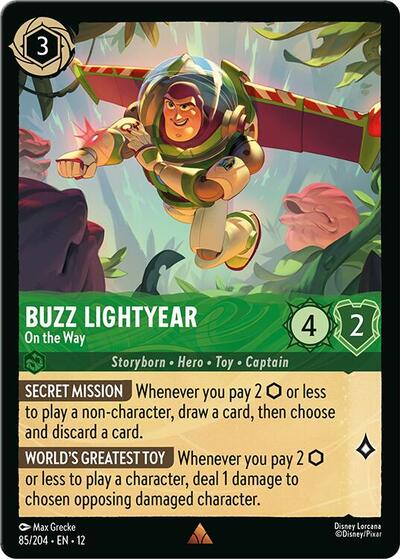 Buzz Lightyear - On the Way (Wilds Unknown) Near Mint Cold Foil