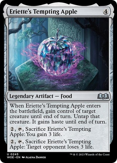 Eriette's Tempting Apple (Wilds of Eldraine) Near Mint Foil
