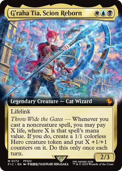 G'raha Tia, Scion Reborn (Extended Art) (Commander: FINAL FANTASY) Near Mint