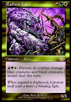 Radiant Kavu (Planeshift) Light Play