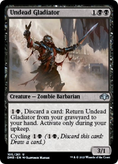 Undead Gladiator (Dominaria Remastered) Near Mint Foil