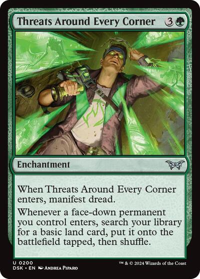 Threats Around Every Corner (Duskmourn: House of Horror) Near Mint Foil
