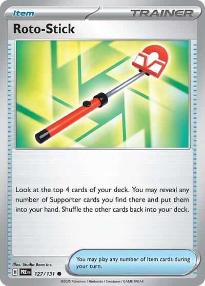 Roto-Stick (SV: Prismatic Evolutions) Near Mint Reverse Holofoil