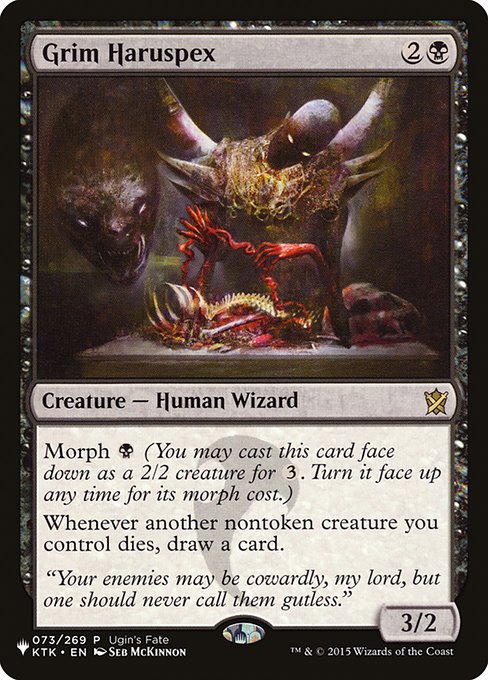 Grim Haruspex (The List) Light Play