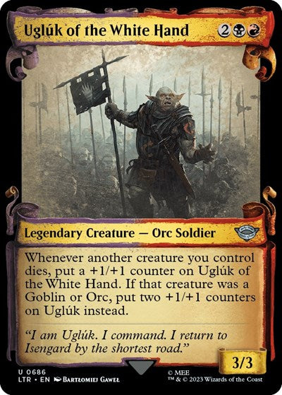 Ugluk of the White Hand (Showcase Scrolls) (Universes Beyond: The Lord of the Rings: Tales of Middle-earth) Light Play