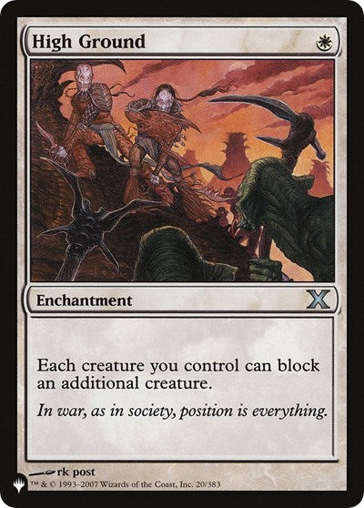 High Ground (The List) Near Mint
