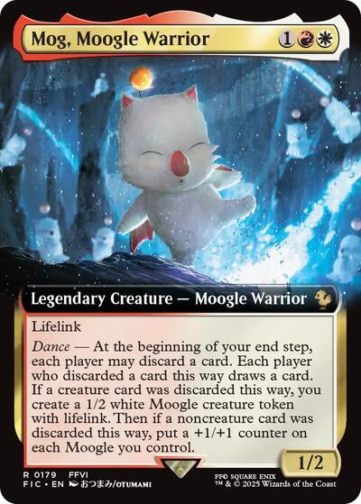 Mog, Moogle Warrior (Extended Art) (Commander: FINAL FANTASY) Near Mint