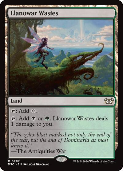 Llanowar Wastes (Commander: Duskmourn: House of Horror) Near Mint