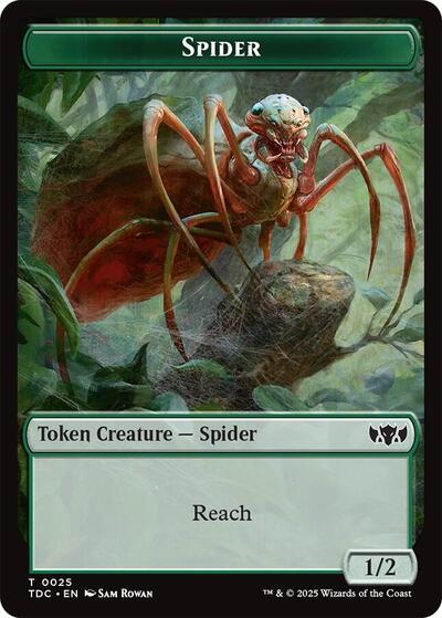 Spider / Bird Double-Sided Token (Commander: Tarkir: Dragonstorm) Near Mint