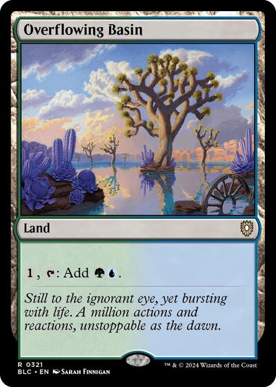 Overflowing Basin (Commander: Bloomburrow) Light Play