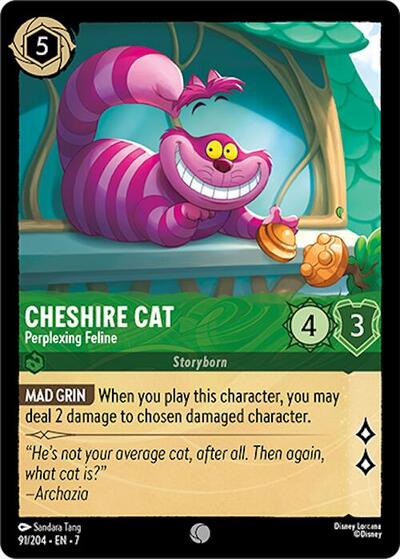 Cheshire Cat - Perplexing Feline (Archazia's Island) Near Mint