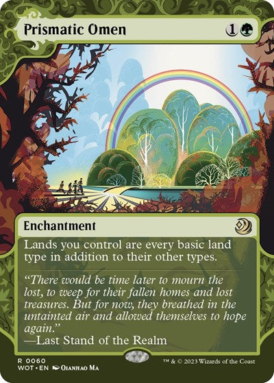 Prismatic Omen (Wilds of Eldraine: Enchanting Tales) Near Mint