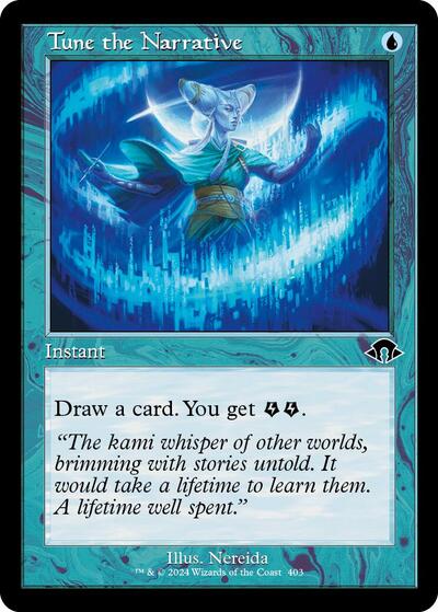 Tune the Narrative (Retro Frame) (Modern Horizons 3) Light Play Foil