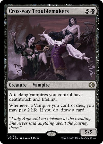 Crossway Troublemakers (Commander: The Lost Caverns of Ixalan) Light Play