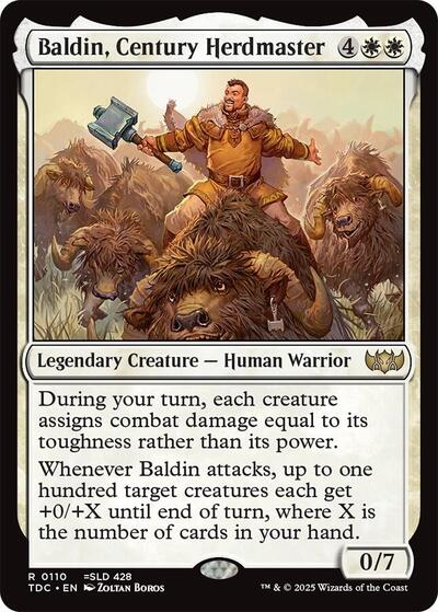 Baldin, Century Herdmaster (Commander: Tarkir: Dragonstorm) Light Play