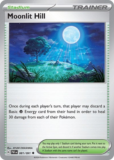 Moonlit Hill (SV: Paldean Fates) Near Mint