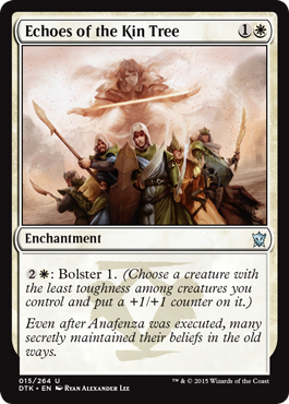 Echoes of the Kin Tree (Dragons of Tarkir) Light Play Foil