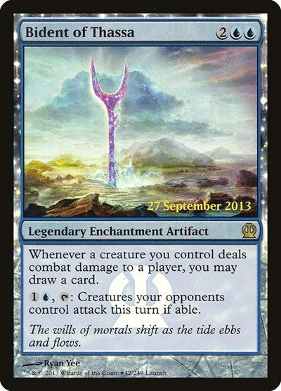 Bident of Thassa (Promos: Launch Party and Release Event) Light Play Foil